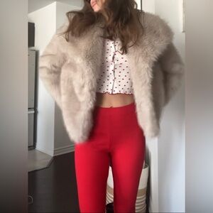 Like new red thermal valentines pyjama pants